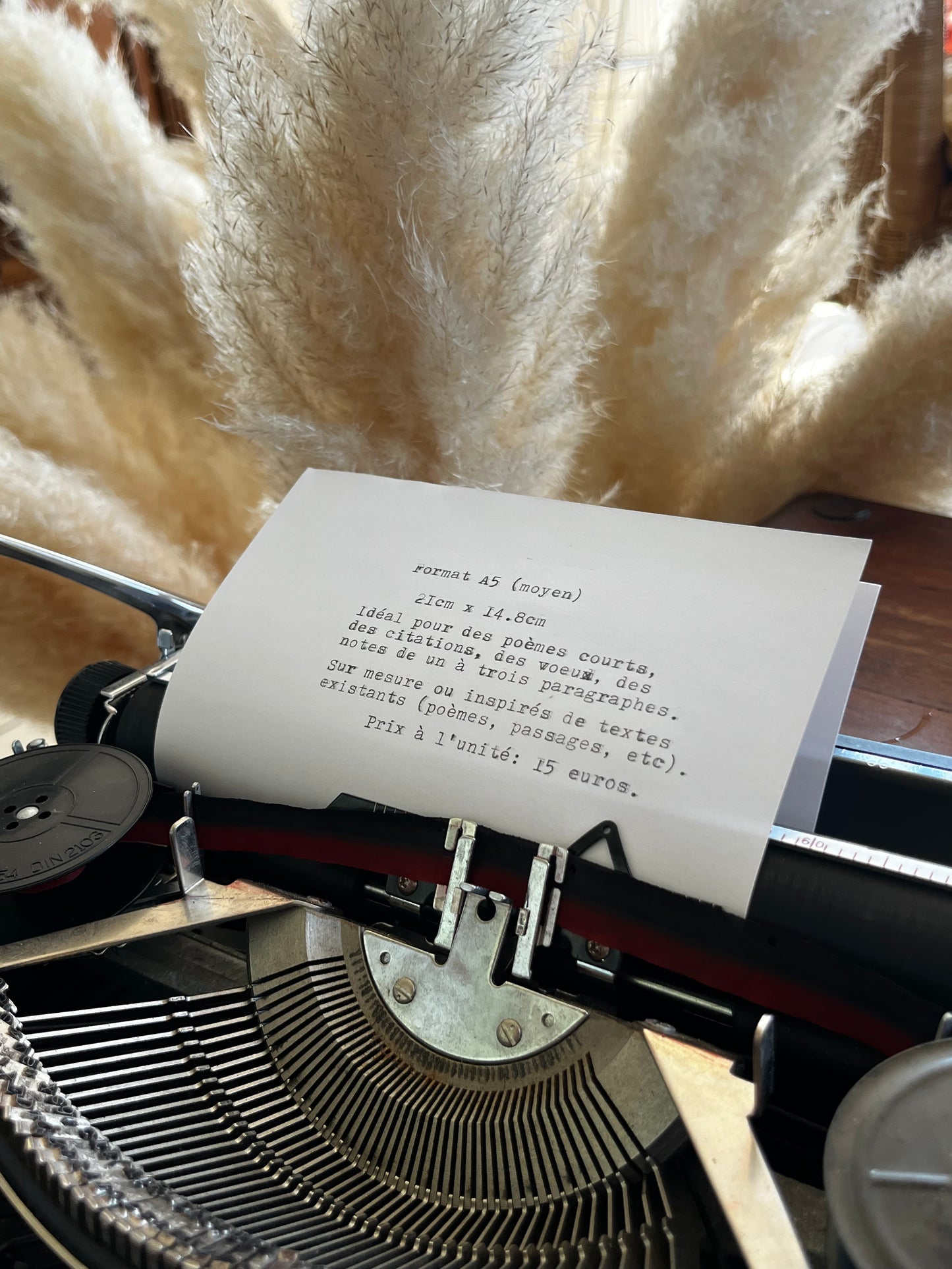 Des Vers sur Mesure (Custom Verses)